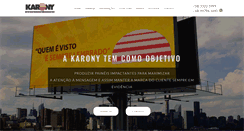 Desktop Screenshot of karony.com.br